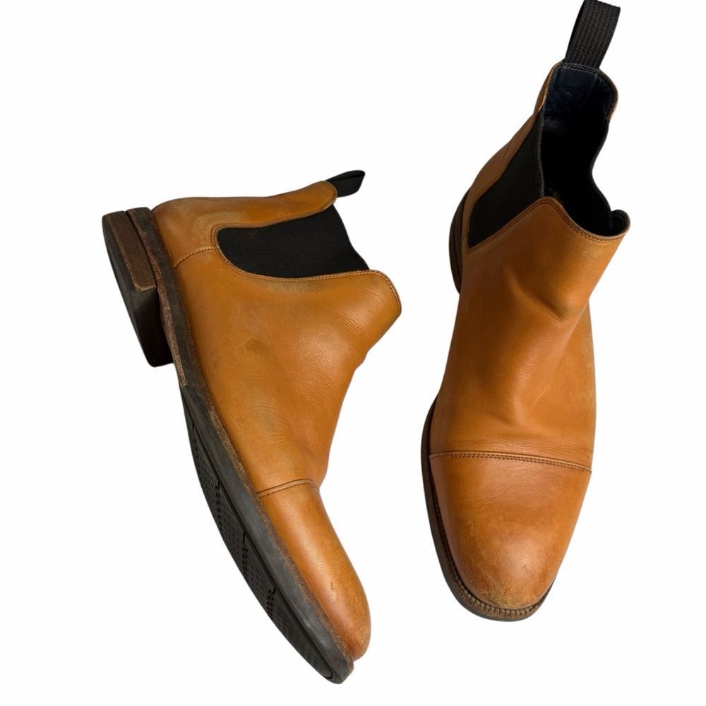 Cole Haan Men’s Conway Chelsea Boot British Tan Waterproof Leather 8.5